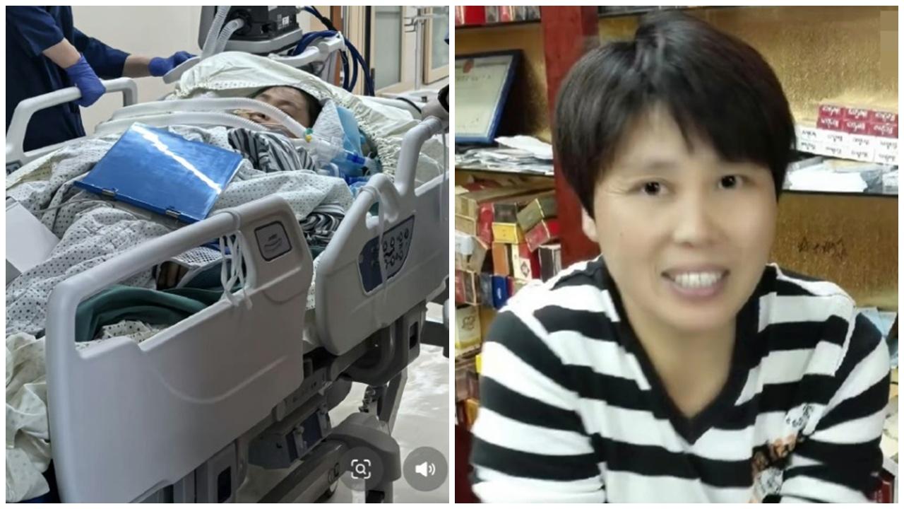 浙江婦散步誤踩「化骨水」容器，氫氟酸滲入全身慘死。(微博)