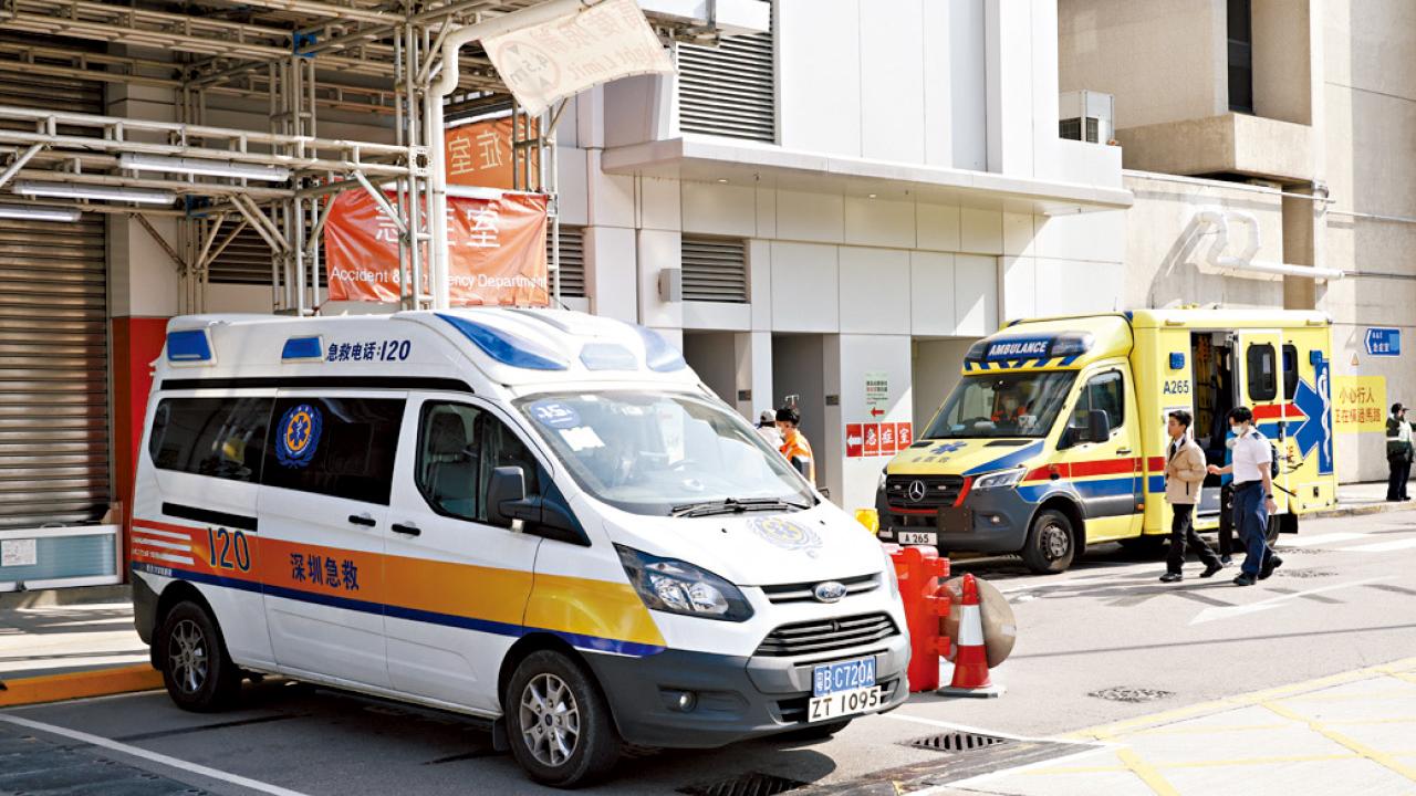 三層應急機制錄114宗校長轉介 跨境救護車研擴至珠海南沙