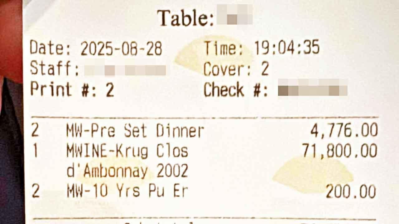 文華東方酒店晩餐留8萬賬單 23歲漢涉詐騙獲准保釋