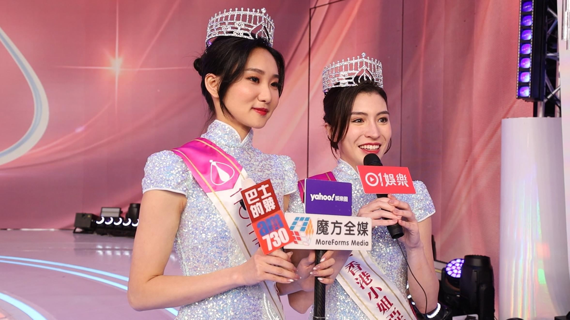 香港小姐2025｜亞軍施宇琪數月激減40磅自認走火入魔 亞軍袁文靜參選港姐貪屋企夠近TVB