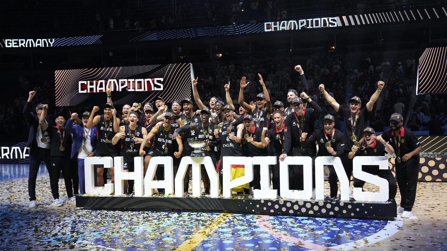 德國奪得歐洲籃球錦標賽冠軍。(路透社)