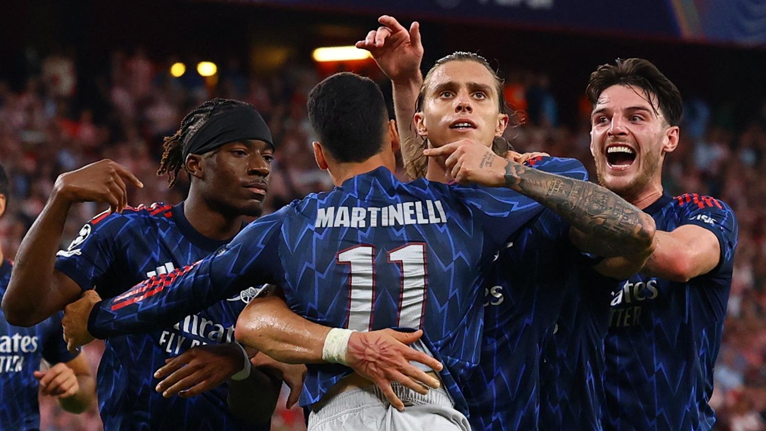 阿仙奴作客2:0贏畢爾包。(路透社)