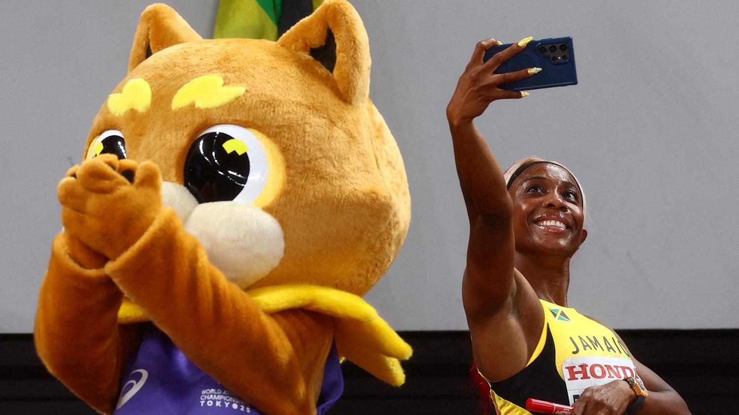 牙買加的費莎派絲取得個人第25面奧運及世錦賽獎牌後退役。(路透社)