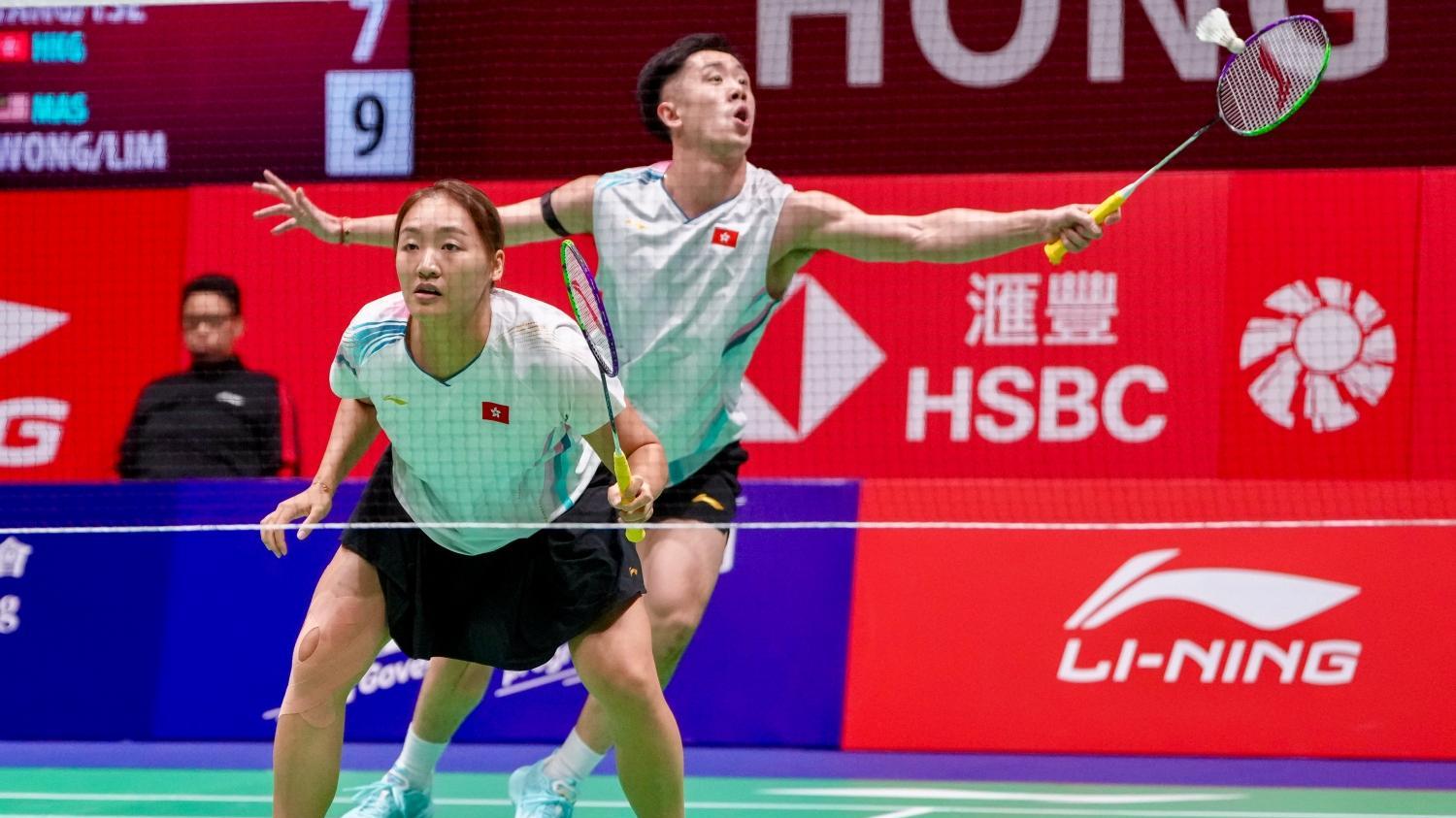 羽毛球｜香港公開賽鄧俊文/謝影雪反勝晉16強 伍家朗李卓耀齊遭逆轉