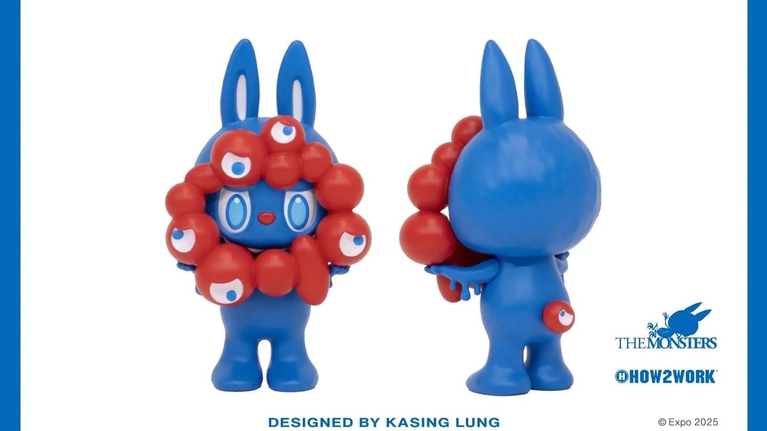 大阪世博會推出與LABUBU聯乘產品。(網上圖片)