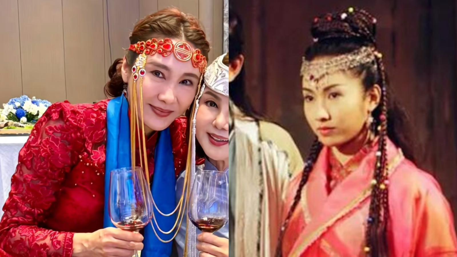 黎姿蒙古旅遊穿上民族服飾影相 重現《倚天屠龍記》經典角色趙敏