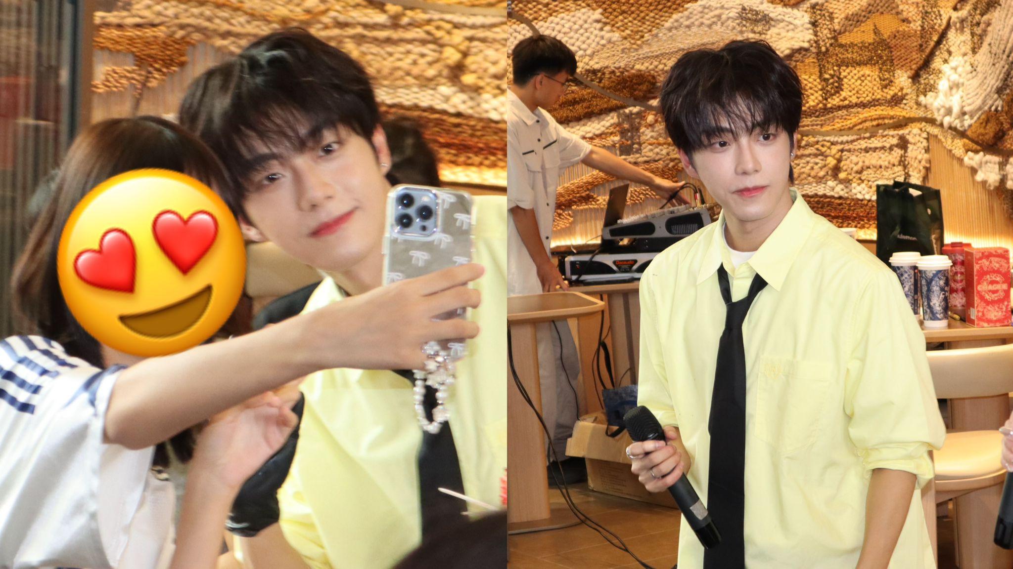 顏秋越擔任一日店長迫爆尖沙咀 粉絲瘋狂大嗌老公