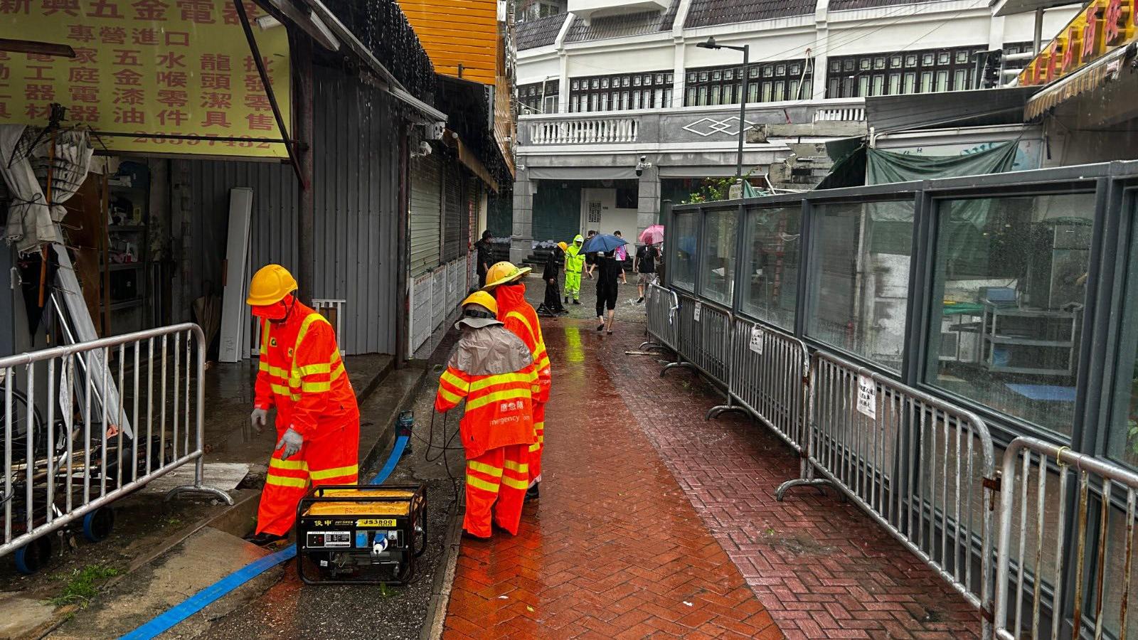 颱風樺加沙｜渠務署確認22宗水浸個案　籲市民繼續保持警覺