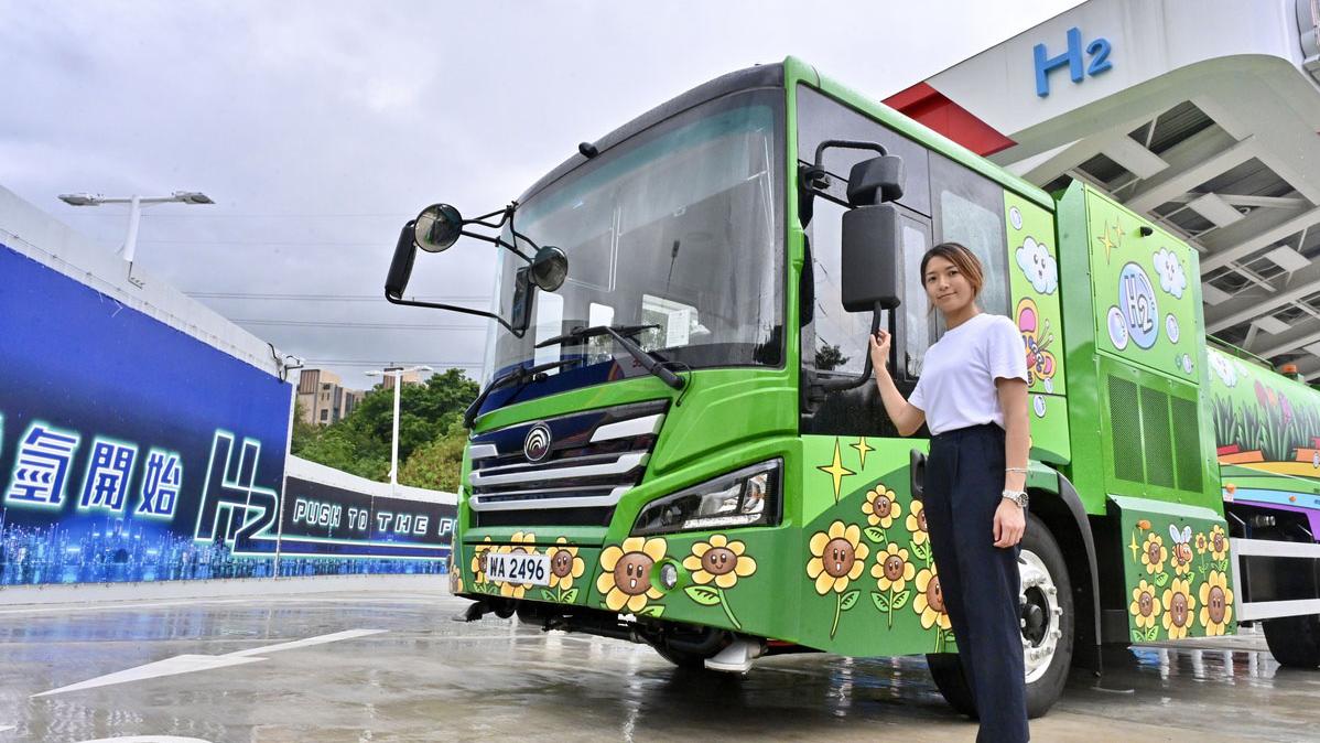 李兆凝相信，氫能在重型車輛有更廣泛應用潛力。(政府新聞網)