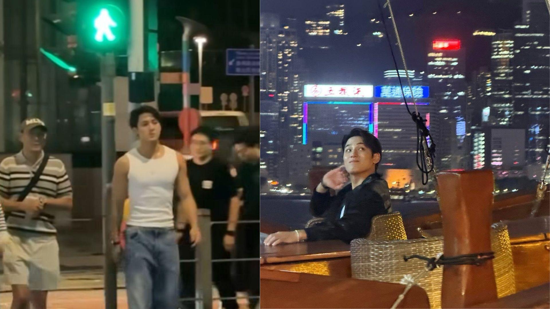 張保仔號換上SEVENTEEN主題 MINGYU現身尖沙咀街頭曬胸肌