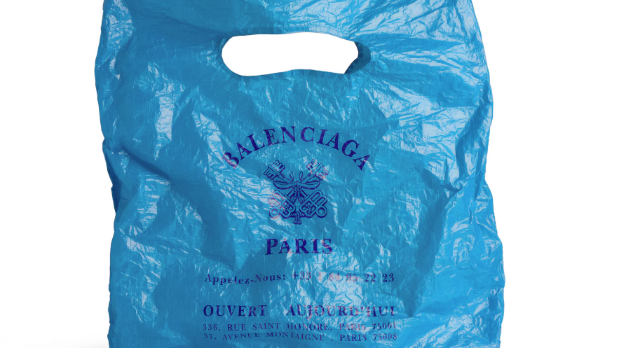 巴黎世家新搞作 巢掹掹「超市膠袋」售995美元