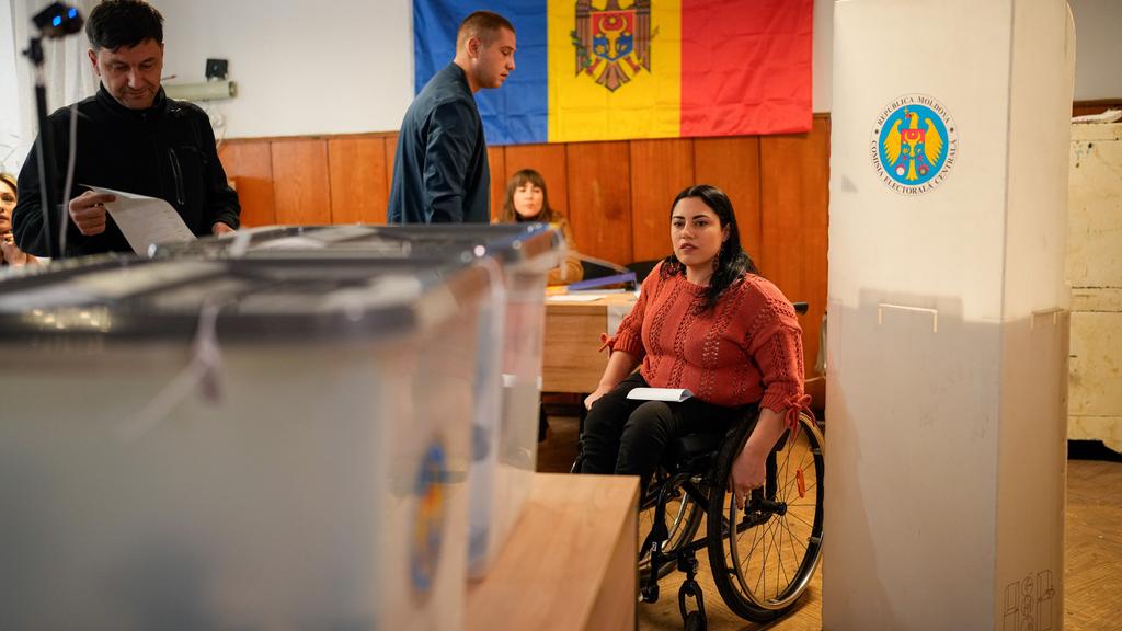 摩爾多瓦大選。(美聯社)