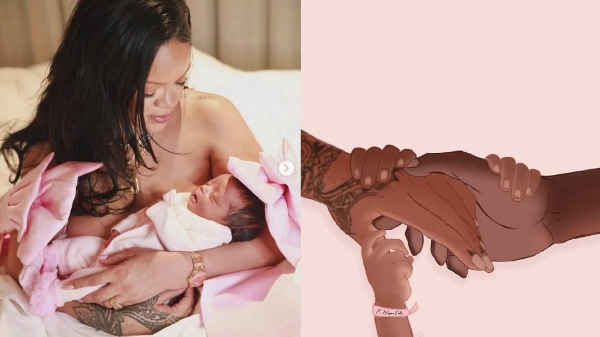 Rihanna喜迎第三胎  與A$AP Rocky首位女兒曝光