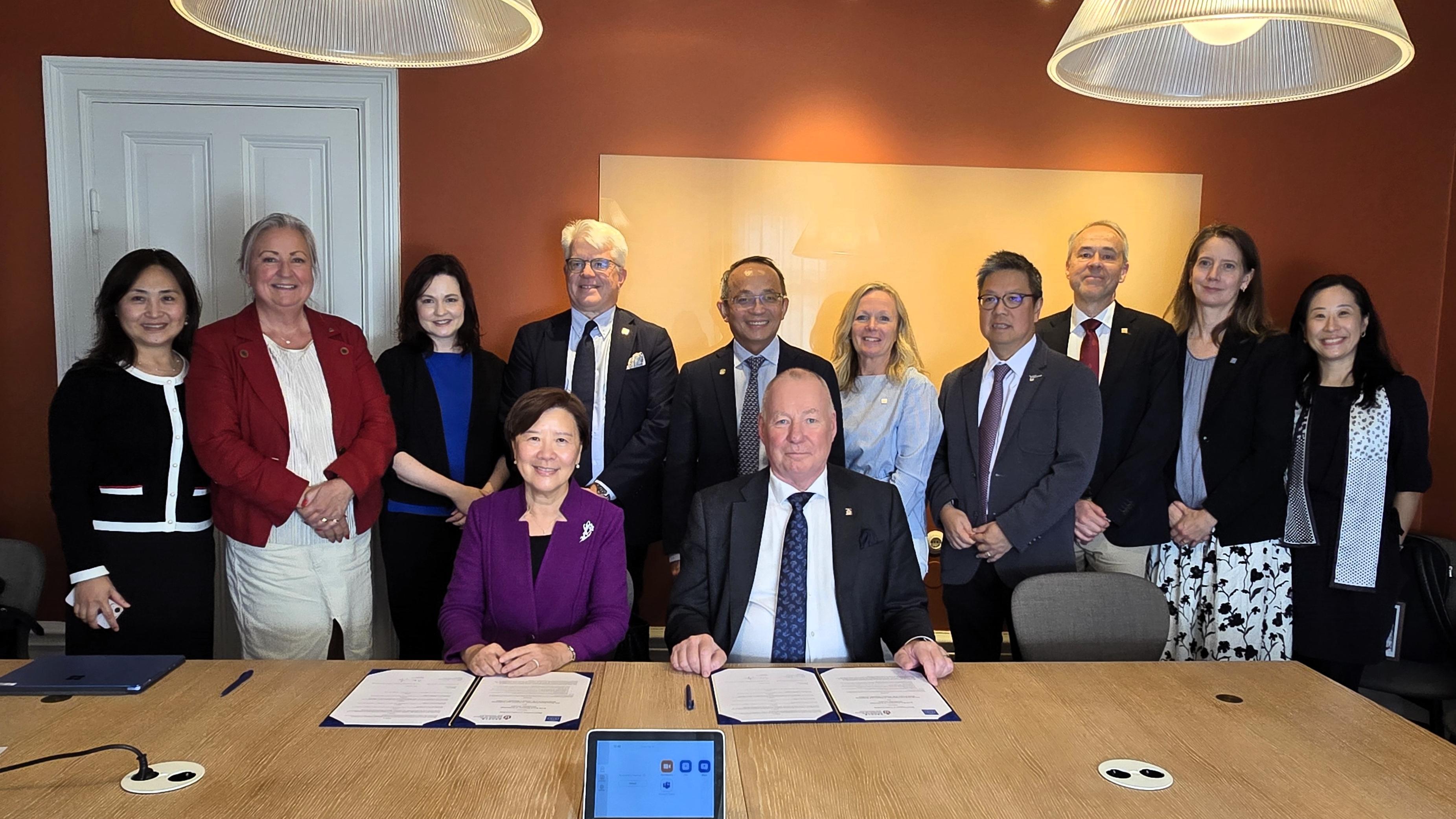 科大深化與瑞典合作。