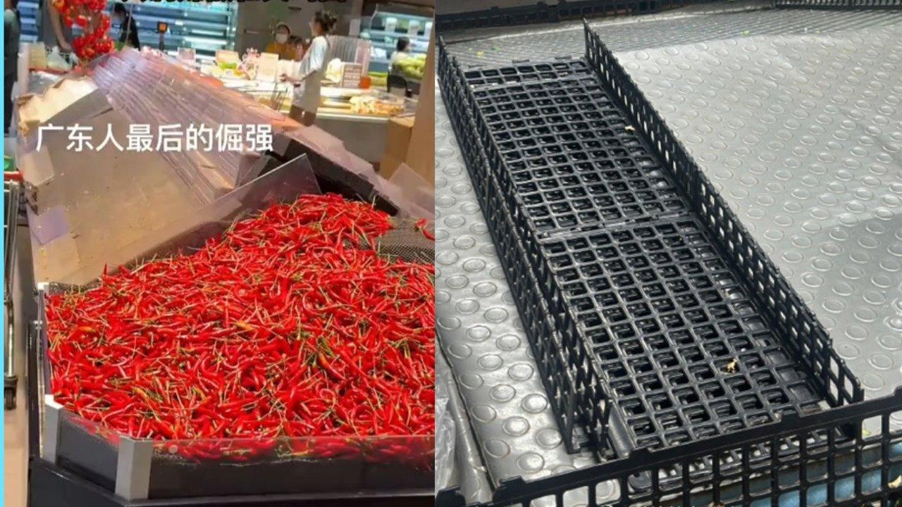 颱風樺加沙｜廣東超市「只剩辣椒」辣椒味即食麵亦不受青睞