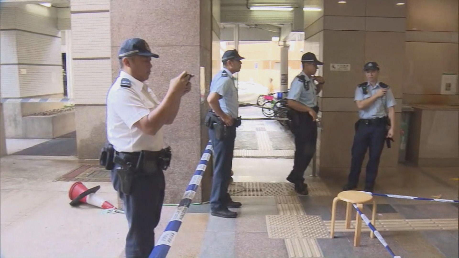 天水圍發生斬人案。（now新聞截圖）