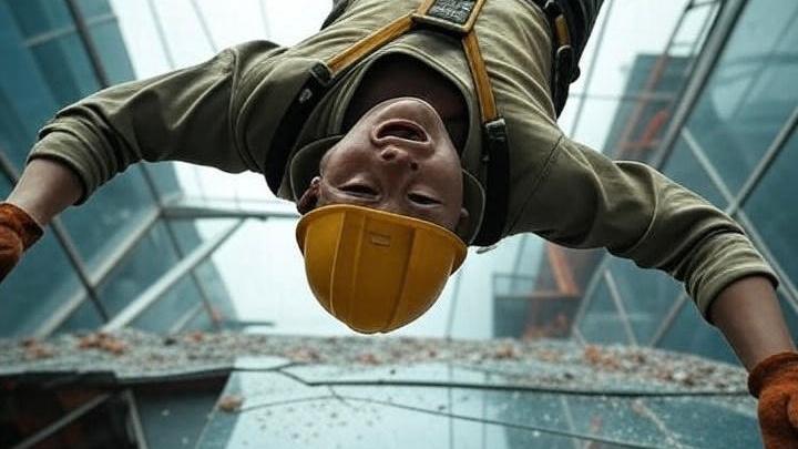 炒魷魚遊戲2：高空繫穩安全帶，失足不致「無屍骸」