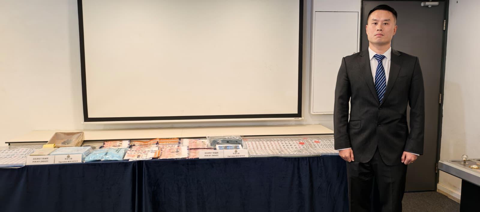 警港島反黑搜賭檔賣淫場所，檢逾28萬元毒品拘86人。