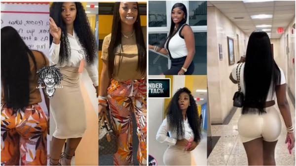 美國女教師穿着火辣在校園拍片引發爭議。