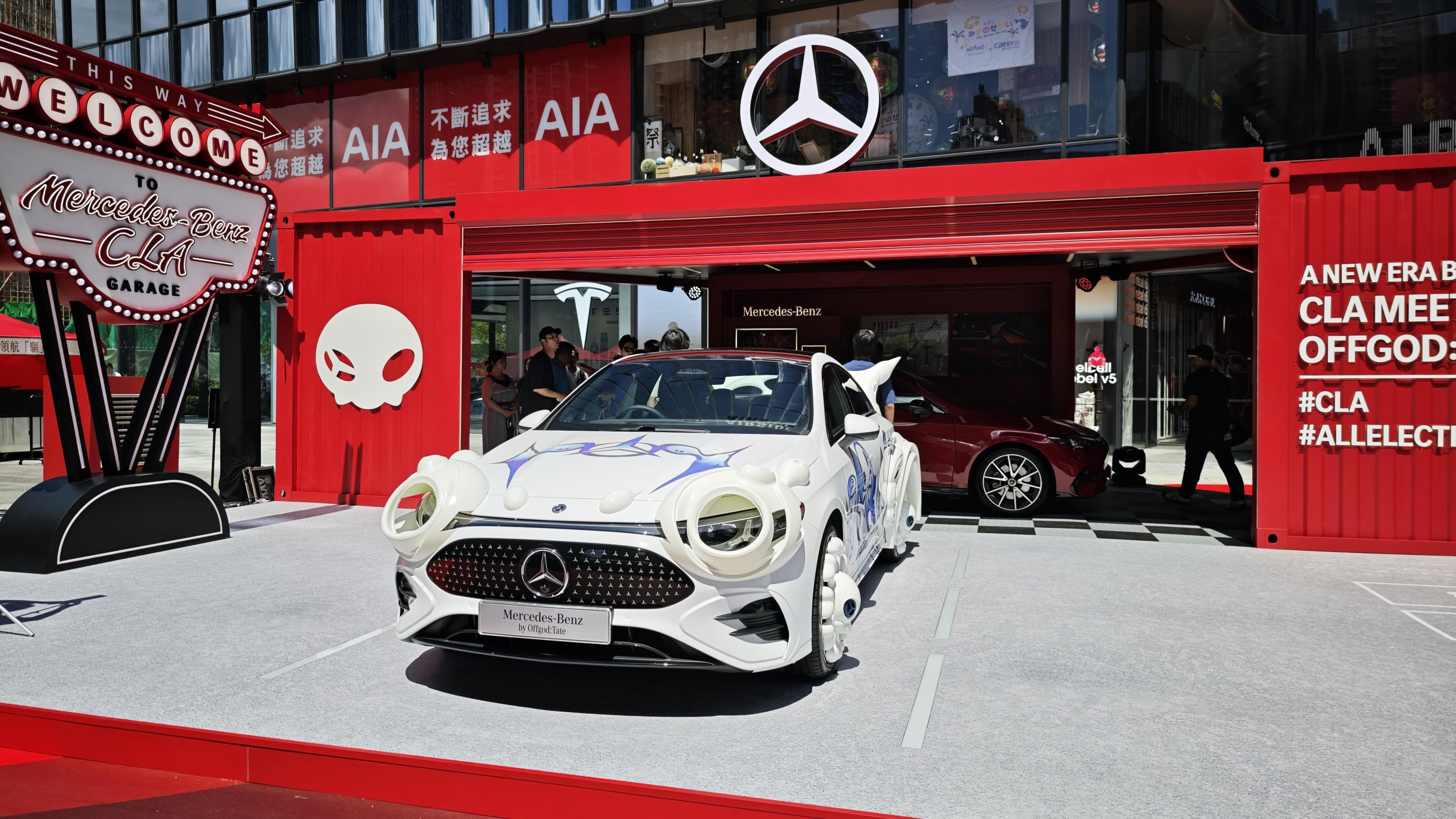 平治純電CLA啟德AIRSIDE Pop-up　OFFGOD：TATE設計版亮相