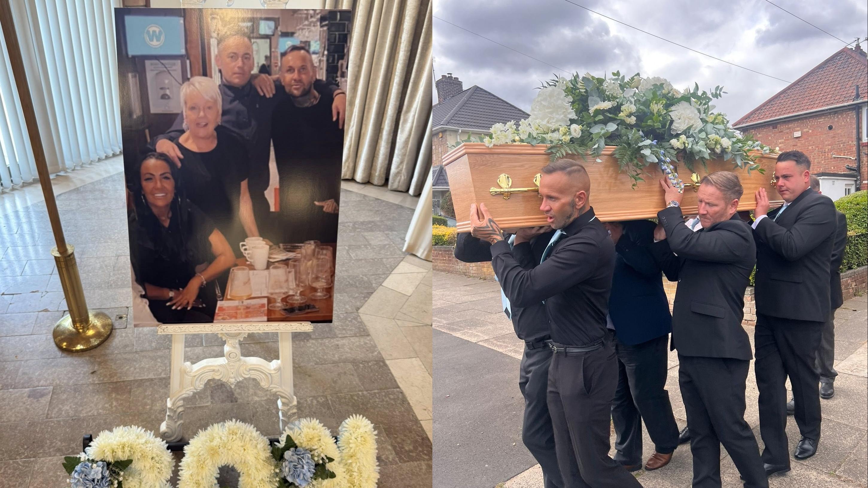 貝利基(David Beilicki)上月舉殯，期間父親懷特心臟病發身亡。(互聯網)