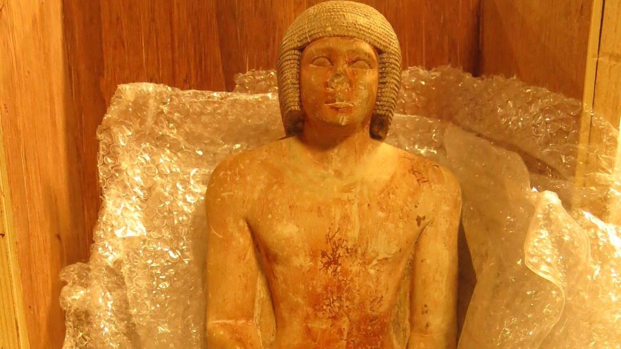 美海關查獲14件古埃及文物　石棺價值約600萬美元