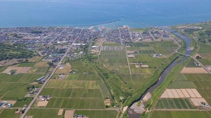 北海道北部沿岸縣市羽幌町。(互聯網)