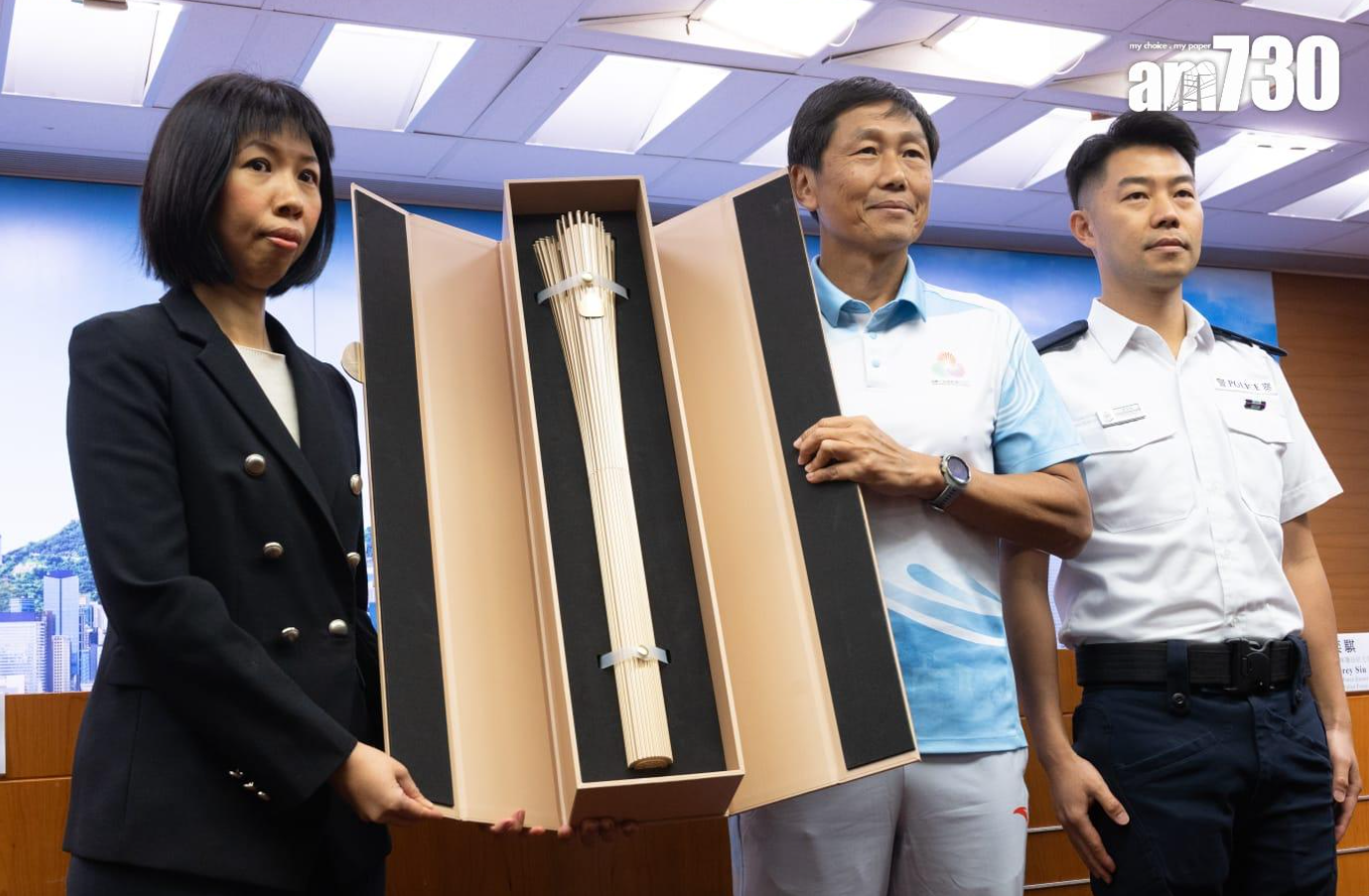 全運會火炬傳遞儀式將於周日舉行。(蘇文傑攝)