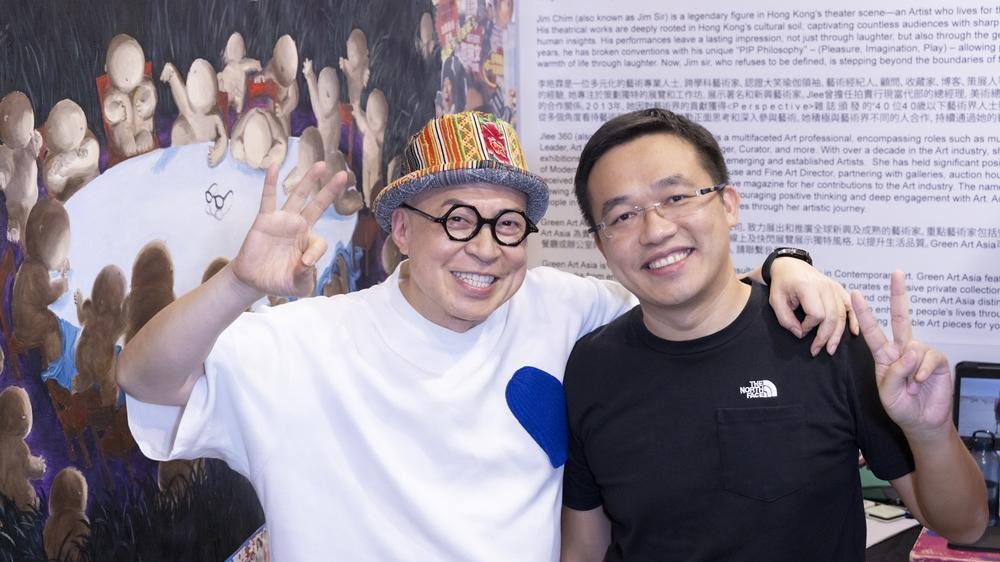 詹瑞文與藝術家梁賀聯創88萬畫作登場