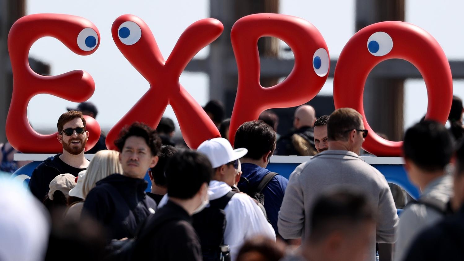 大阪世界博覽會會場。(新華社)