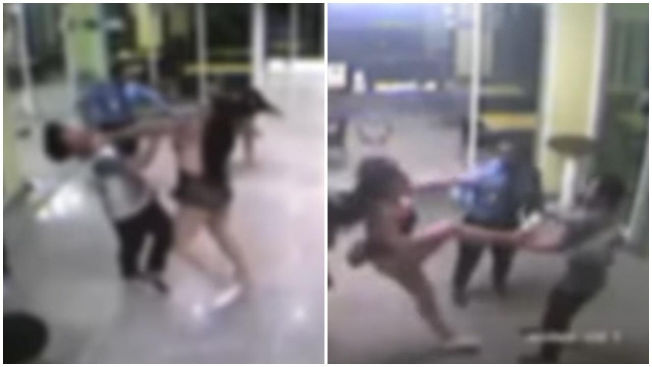 性交易前坐地起價被拒，3變性女叉頸飛踢追打嫖客。(FB)