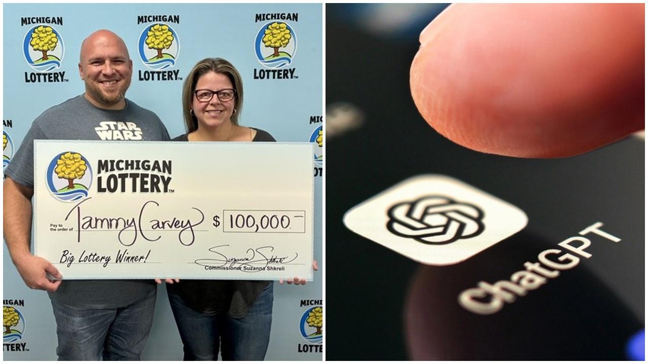 ChatGPT又中樂透，婦人靠AI選號中78萬元。