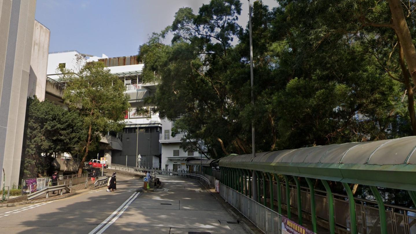 慈雲山凌晨有巴士發生意外。（Google地圖截圖）