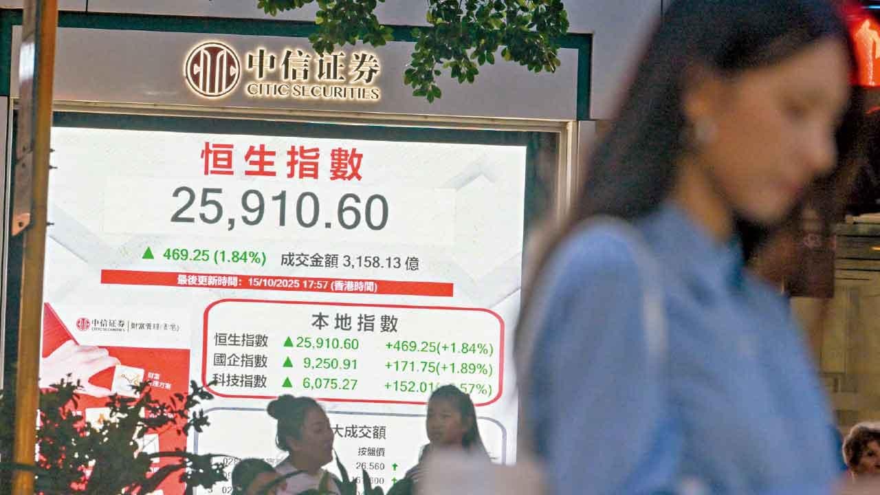 七連挫後止跌 恒指彈469點 北水趁機沽貨