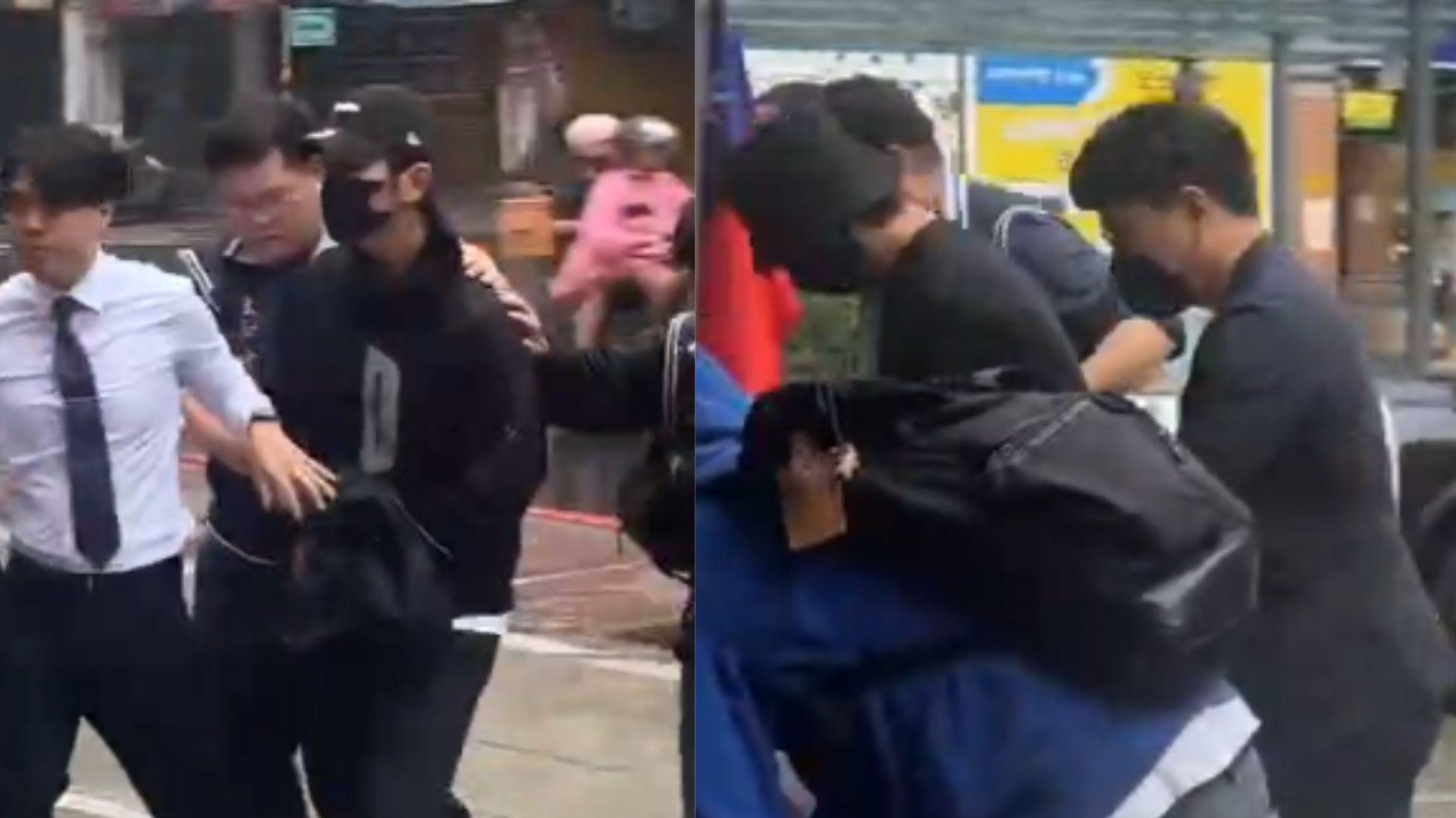 王大陸閃兵案延燒 陳柏霖修杰楷被捕畫面曝光