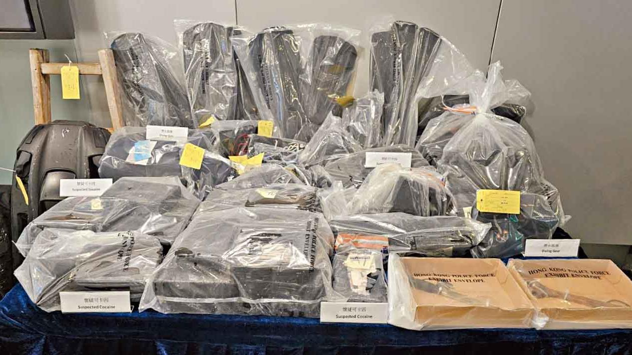 毒品暫存海底再安排潛水員打撈避發現 警檢4200萬懷疑可卡因拘3漢