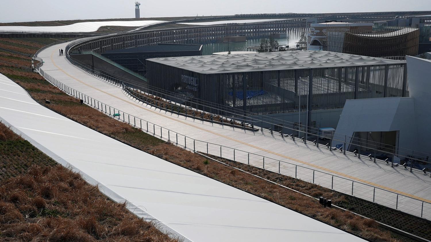 大阪世界博覽會會場。(路透社)