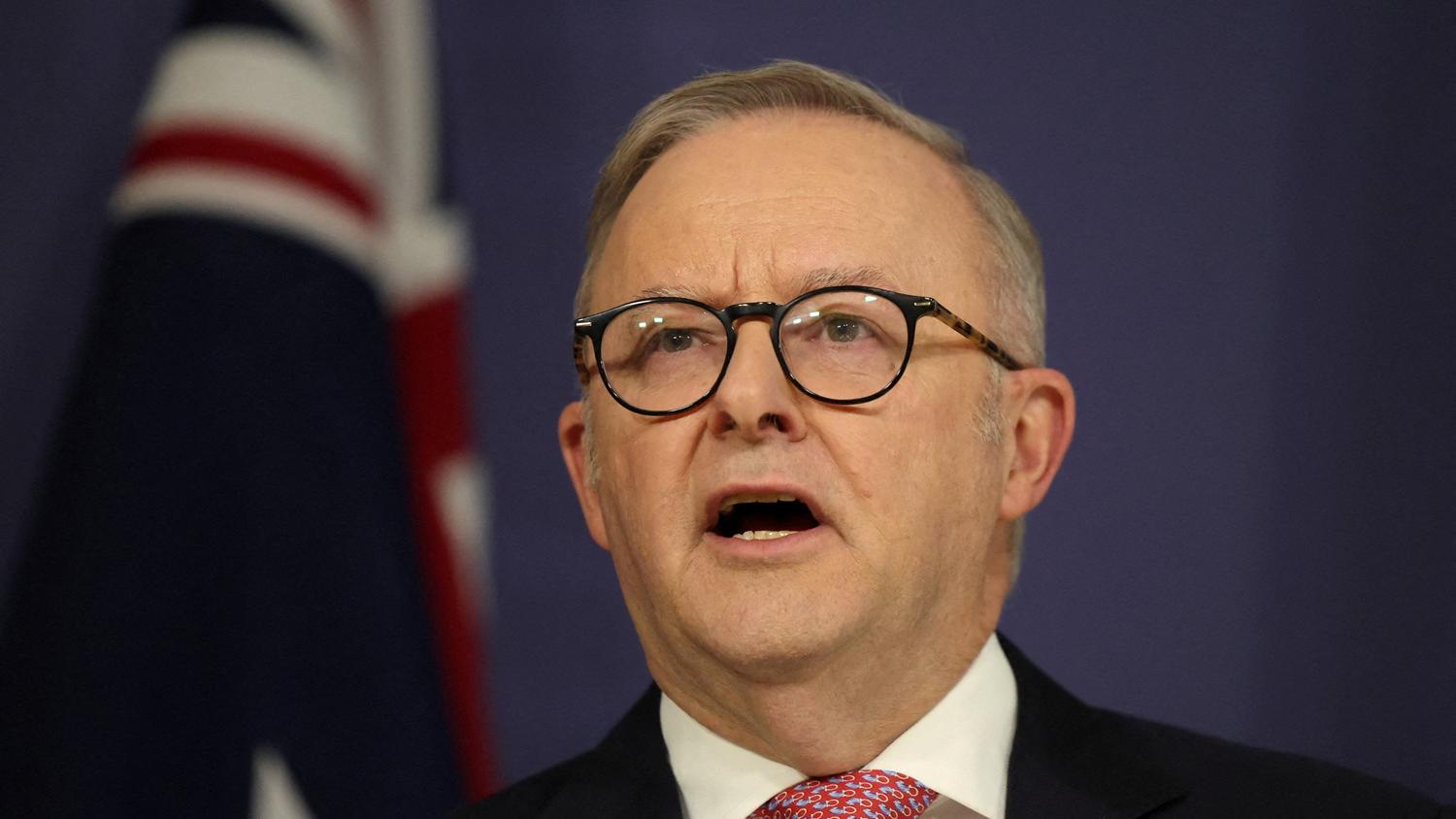 澳洲總理阿爾巴內塞。(路透社)