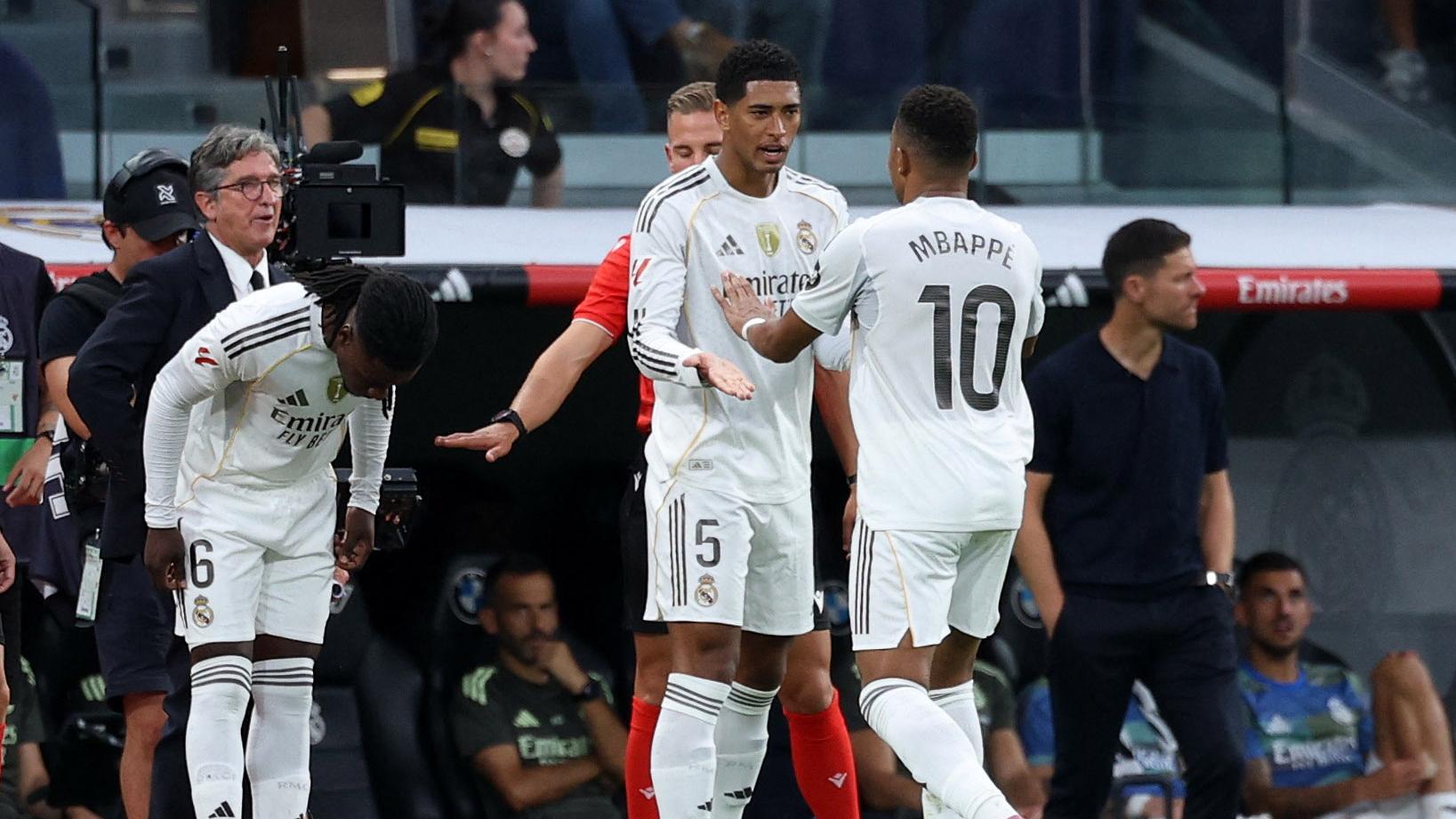 皇家馬德里換人。(路透社)