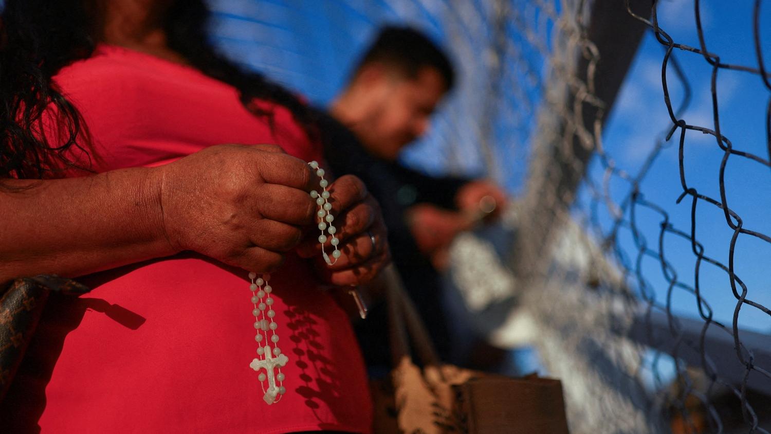 美國與墨西哥邊境的通道。(路透社)