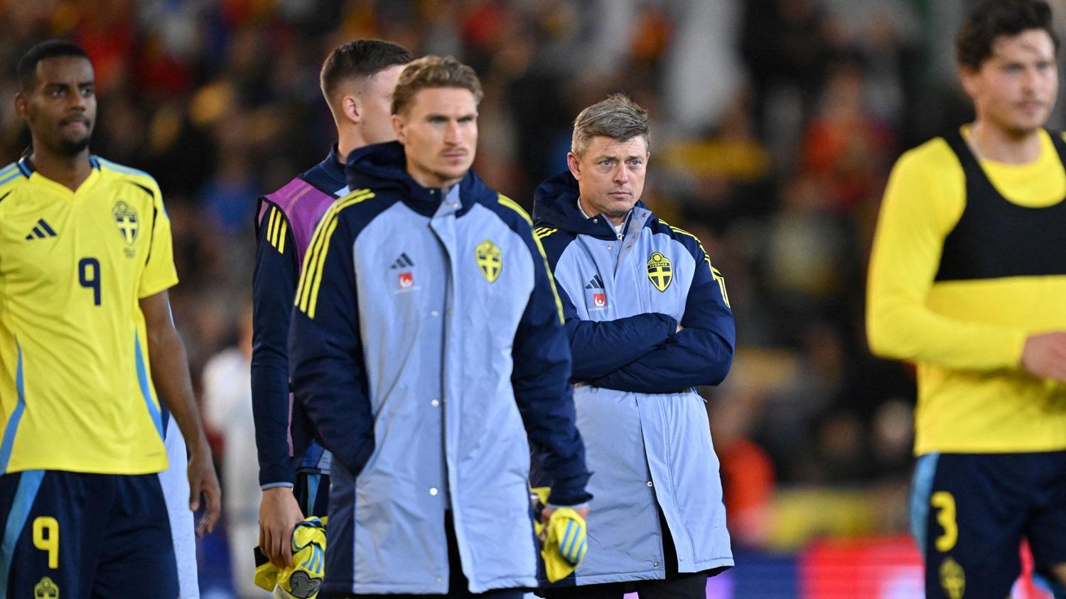 瑞典不敵科索沃後，出線形勢幾乎幻滅。(路透社)