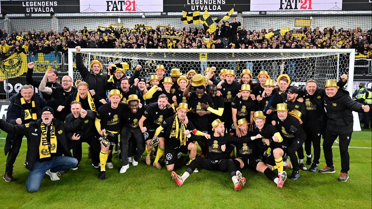 瑞典球會米贊比成為聯賽冠軍。(路透社)