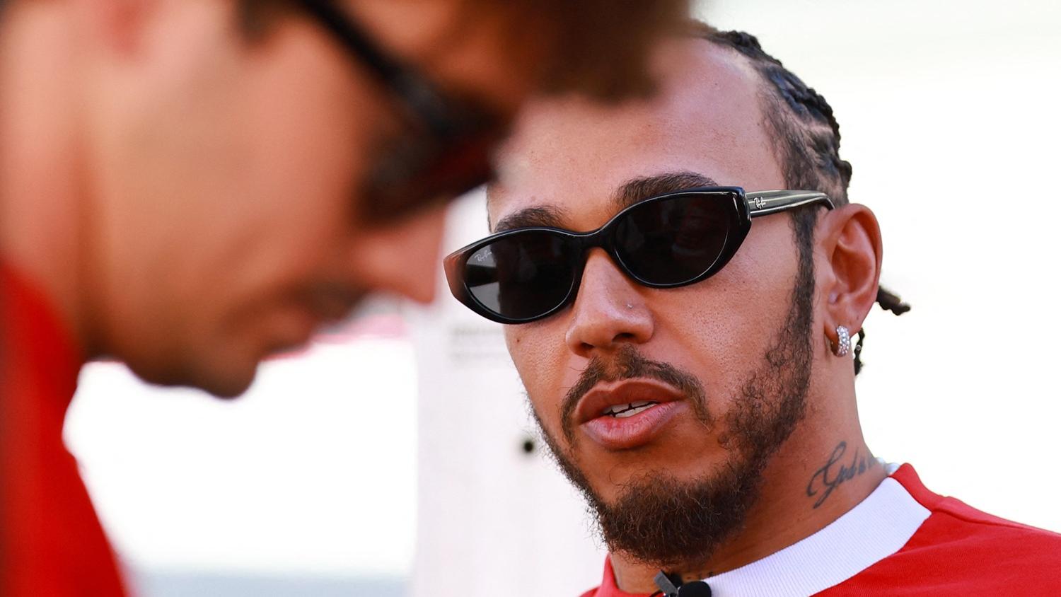 法拉利車手咸美頓。(路透社)