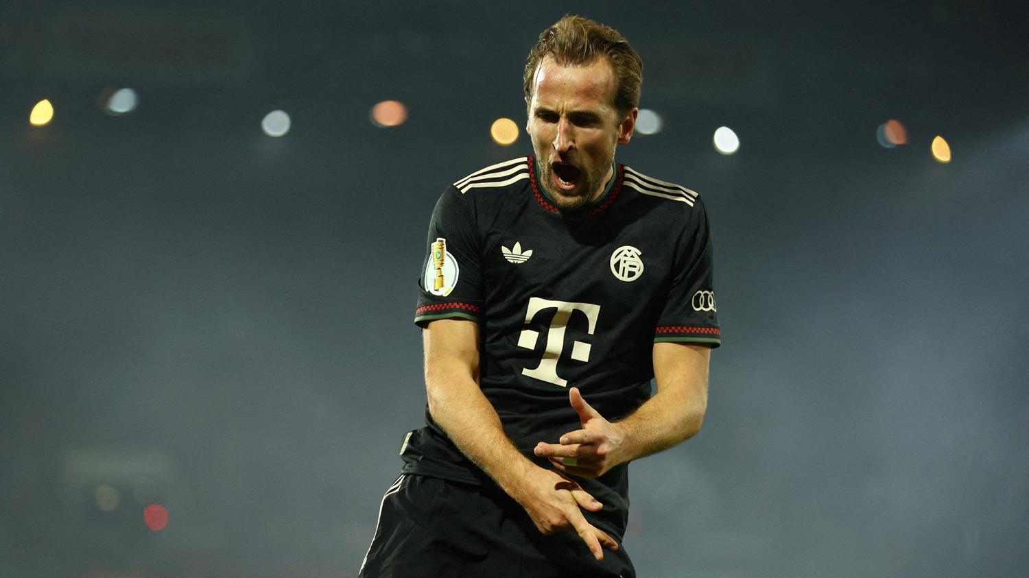 卡尼梅開二度，協助拜仁慕尼黑擊敗科隆，開季14連勝。(路透社)