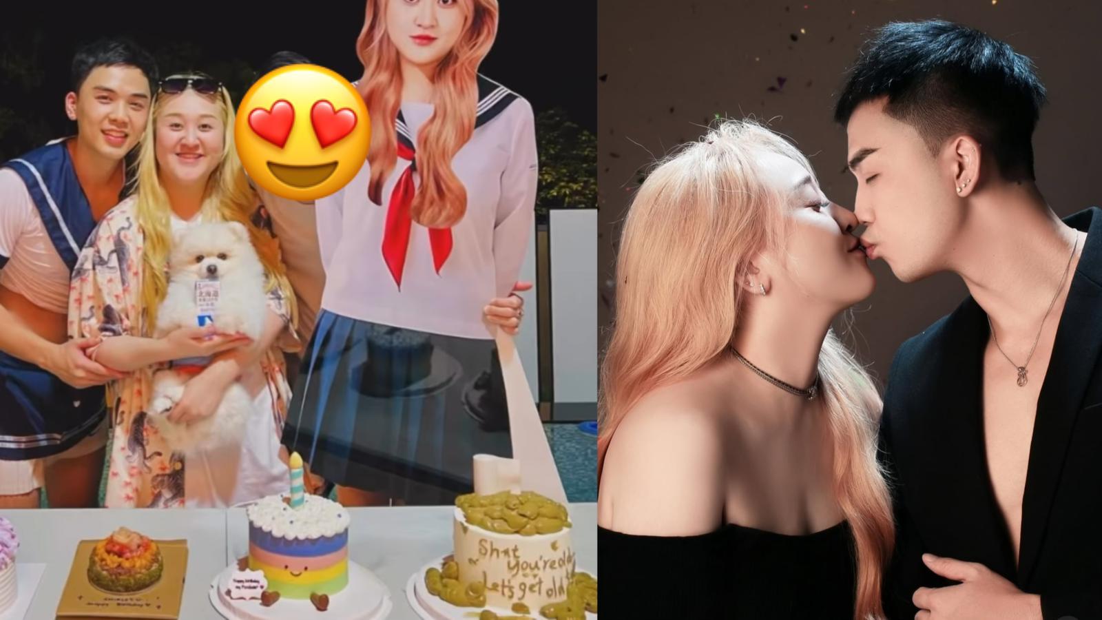 伍富橋賀老婆梁兆楹牛一送屎造型蛋糕 自爆受懲罰被推落泳池