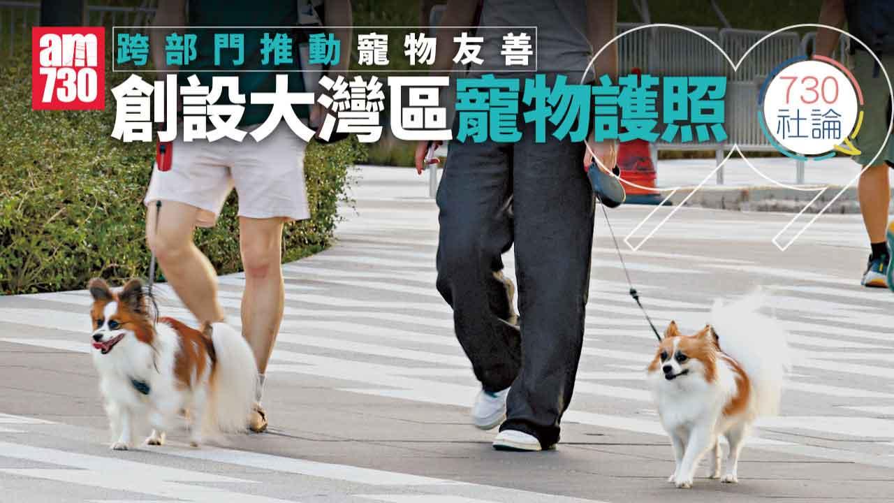 跨部門推動寵物友善 創設大灣區寵物護照