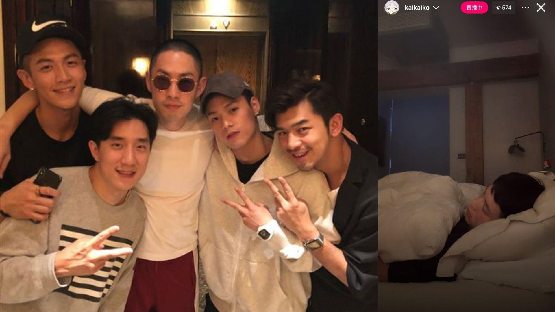 柯震東瞓覺開live千人同時睇睡播 網民叫起床留言：陳柏霖被抓了