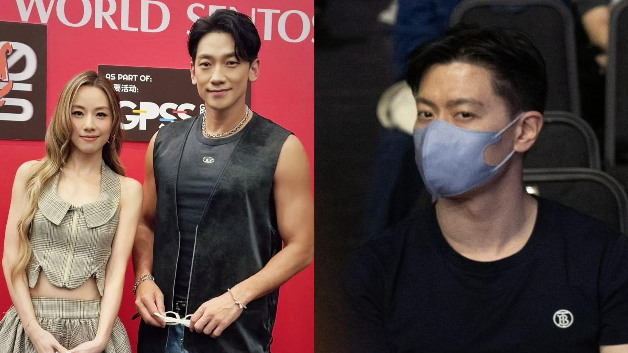 鄧麗欣新加坡音樂節與鄭智薰同場 網民恭喜集齊正翻版Rain