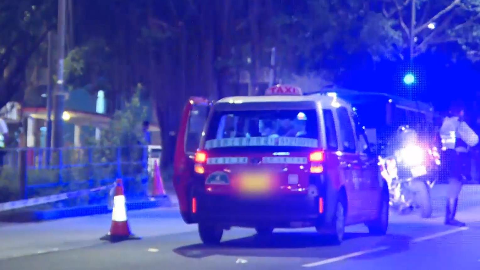 秀茂坪發生致命交通意外。（有線電視新聞截圖）