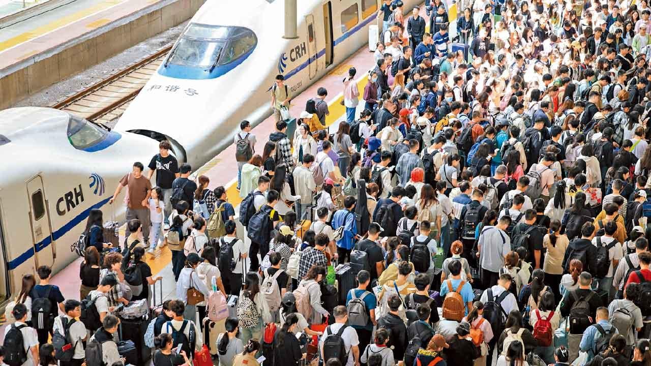 跨區流動人次逾24億 創歷史紀錄 國慶黃金周成世界經濟「東方暖流」